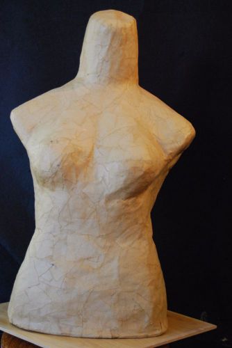 Paper Mache Mannequin - Female Torso