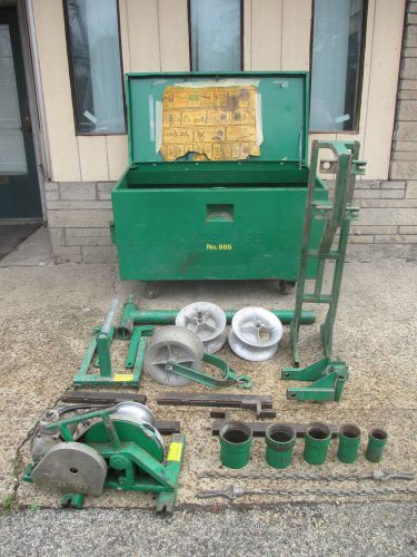 Complete Greenlee 640 Tugger Wire Puller with Accessories