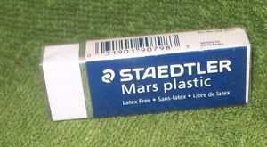 Staedtler Mars Plastic Eraser - Unopened Mint in Packaging