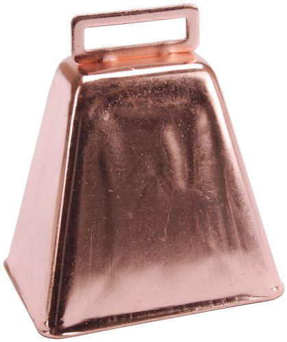 Cow Bell 3&#034; 1/Pkg-Copper