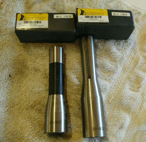 Industrial Morse Taper Shank collets / adapters: R8x3 &amp; R8x2 Lathe/Drilling