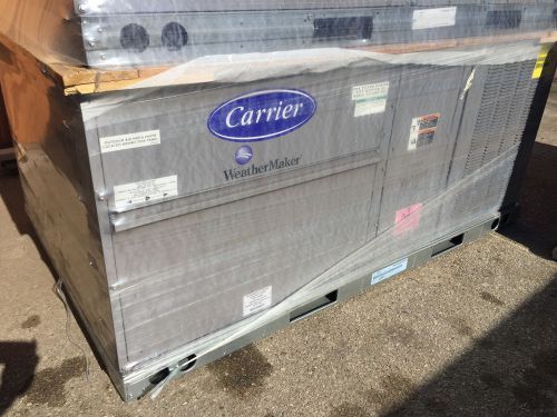Carrier 5 ton packaged unit gas/elec 208/230v 3ph economizer hail guards 48tc for sale