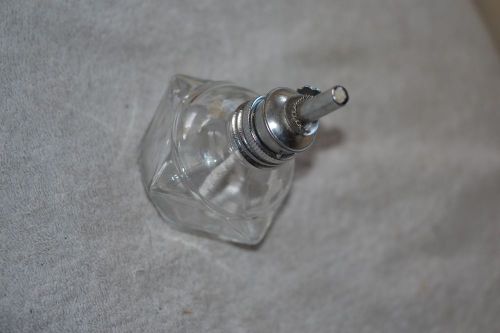 Glass Alcohol Lamp Burner with Cap &amp; Wick