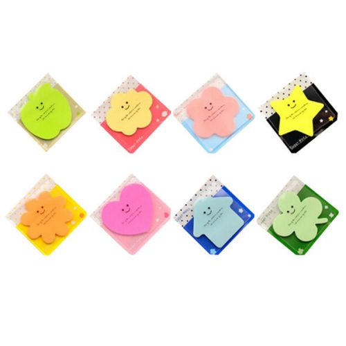 Fun Lovely Memo With Cover Bookmark Pad Stick Paste Memo Tab Sticky Notes YM