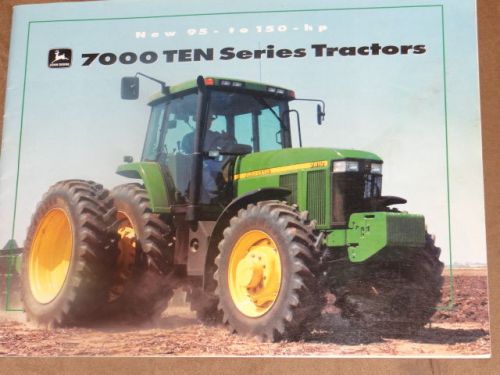 JOHN DEERE 7000 TEN SERIES TRACTORS 1997  BROCHURE