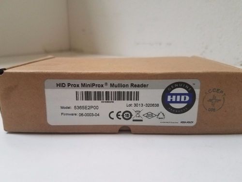 new in box HID miniprox mullion reader model# 5365E2P00