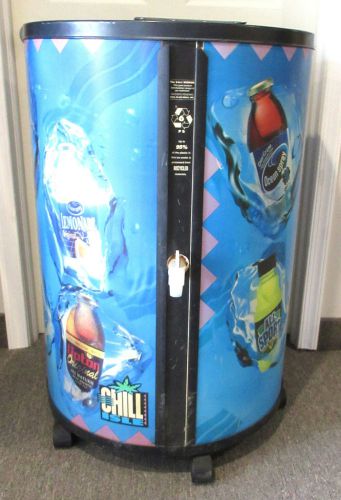 Chill isle lipton ice tea 3-in-1 ice man 35&#034; cooler store fixture for sale