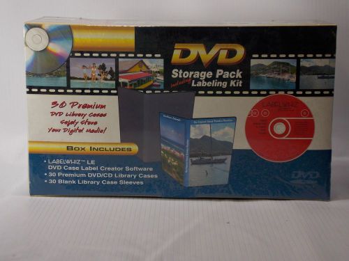 LabelWhiz DVD Storage pack &amp; Labeling Software Set