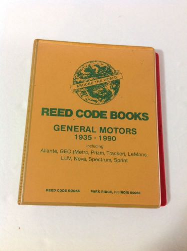 LOCKSMITH REED CODE BOOK Gam 1935-1990