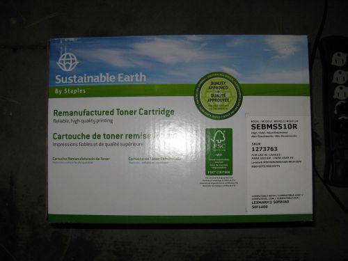 Remanufactured Black Toner Cartridge SEBMS510R Lexmark 50F0UAO , 50F1U00