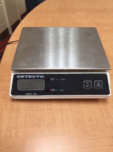 Electronic Portion Control Scale Detecto 70 oz  used