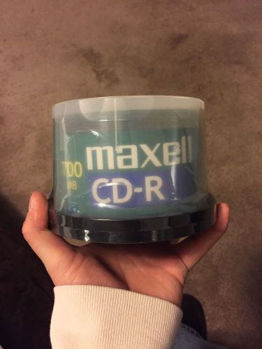 50 PK Maxell CD-R 700 MB 80 minutes