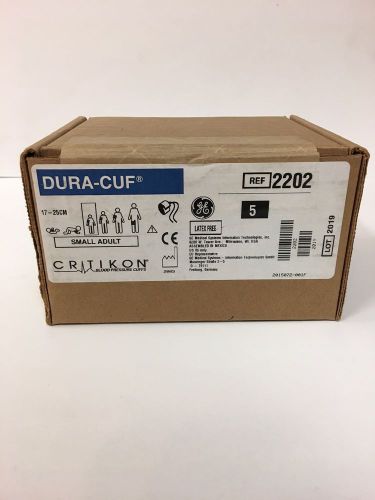 Critikon DURA-CUFF Small Adult Cuffs, Box of 5