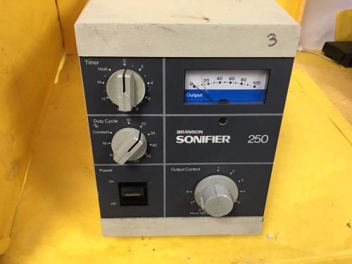 Branson Sonifier 250 Cell Disruptor for part