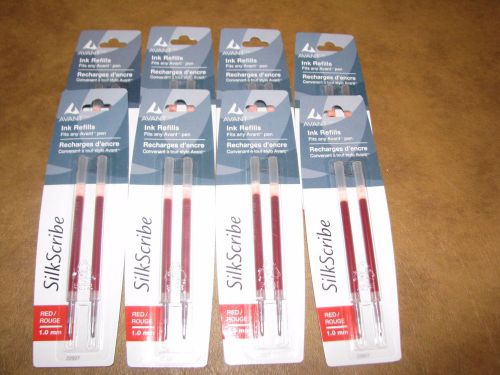 (Lof of 8) 2 Pack Avant™ SilkScribe Ink Refill, 1.0mm, Red (22927)