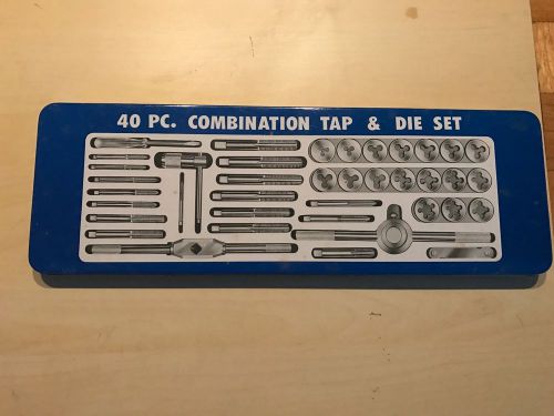 Ludell 40-piece combination tap and die set in metal case