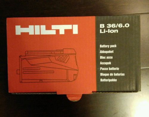 Hilti B36/6.0 li on battery