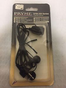 Pryme earbud &amp; lapel microphone for motorola, uniden, kenwood radios spm-200 for sale