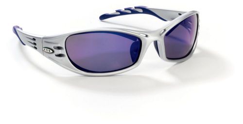 3M 11641-00000-10 Fuel Protective Eyewear Blue Mirror Lens, Silver Frame