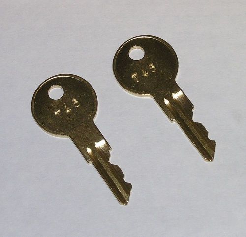 2 - t45 replacement keys fit traulsen refrigeration equipment for sale