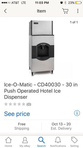 Ice-O-Matic - CD40030 - 30 in Push Operated Hotel Ice Dispenser