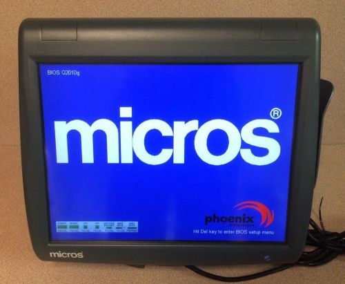 Micros WS 5A Workstation 5A Terminal With Stand  400814-101  (unit 14)