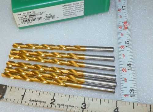6 pcs #1 wire size drill bits  jobber length unused precision 017301 out of pkg for sale