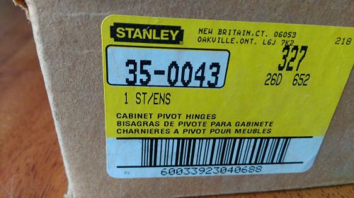 N.i.b. 1- pr. stanley 327 x us2c (chrome) heavy duty door pivots for sale