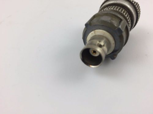 Amphenol 2 Pin MS3106A-10SL-4S female to RF Coaxial BNC Adapter Connector 31-10
