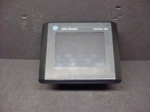 Allen bradley 2711-t6c10l1 ser b rev d frn 4.43 panelview 600 hmi touchscreen for sale