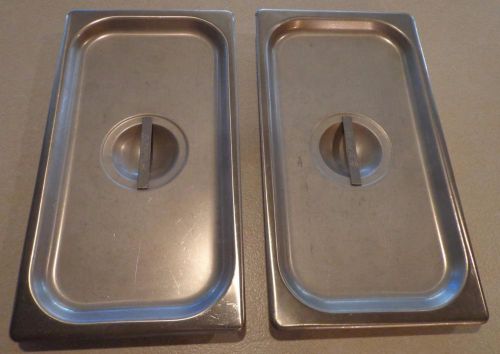 Polar Ware 302-2 Lid/Solid Cover Stainless for Third Size Steam Pans, Qty 2