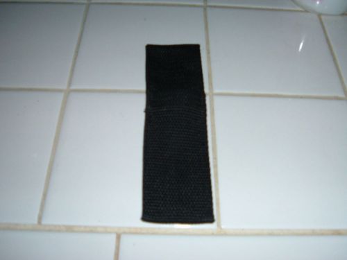 Black nylon mini mag maglite (2 aaa battery) holder open top flashlight for sale