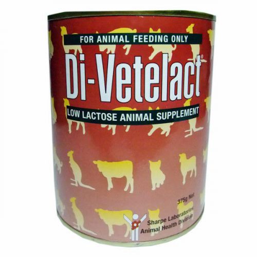 Di-Vetelact 375g low lactose animal supplement milk powder lambs sheep calves