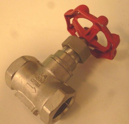 Inline brand glove valve for fluid control 3/4 inch for sale