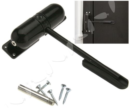 Adjustable door closer fire rated spring loaded auto closing surface mounted for sale