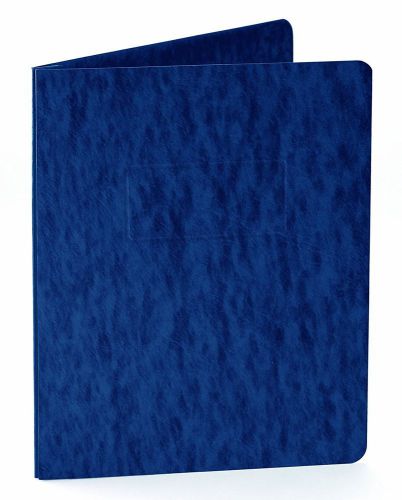 Oxford Pressboard Report Covers With Scored Side Hinge, 5 Pack, Letter, Dark Blu