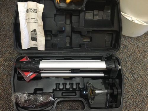 Johnson Rotary Laser Level Kit  used once EXCELLENT CONDITION,-