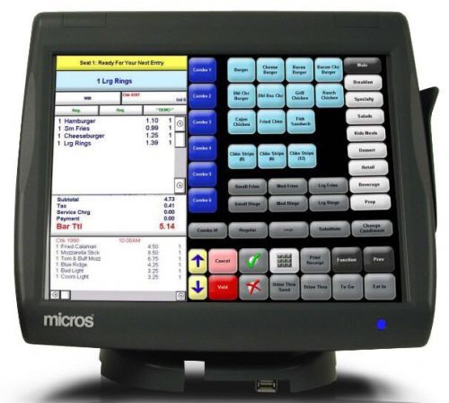 Micros WS 5A Workstation 5A Terminal With Stand  400814-101