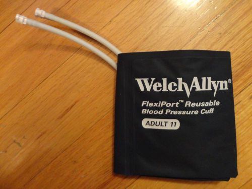Welch Allyn Flexiport  Blood Pressure Cuff Adult 11 with tubing