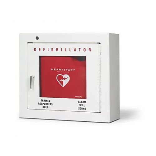 Philips aed wall cabinet with alarm for sale
