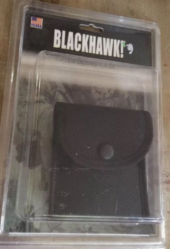 Blackhawk 44A350BK Black Nylon Single Latex Glove Case/Holder Fits 2.25&#034; Belts
