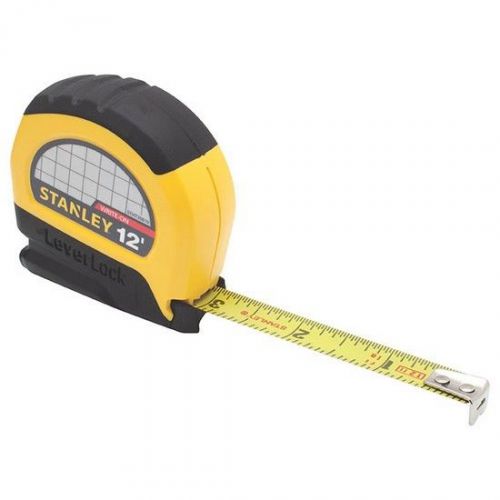 Stanely stht30810 leverlock 12&#039; tape measure w/write on label for sale