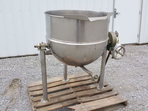 11666 - 60 gallon groen kettle - stainless steel - jacketed tilt style for sale