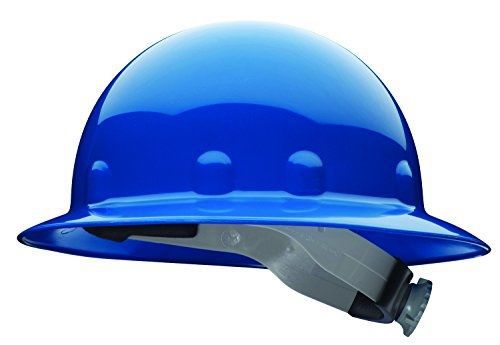 Fibre-Metal by Honeywell E1RW71A000 Super Eight Full Brim Ratchet Hard Hat, Blue