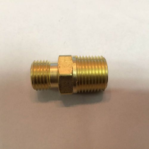 Uniweld, welding hose adapter, b oxygen r.h.t. 9/16&#034; x 3/8&#034; n.p.t. male threads for sale