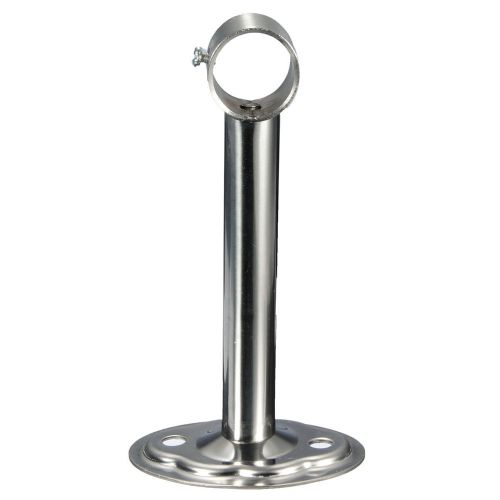 5Inch Stainless Steel Pipe Support Stand Tall Pipe Bracket Towel Rack Chassis