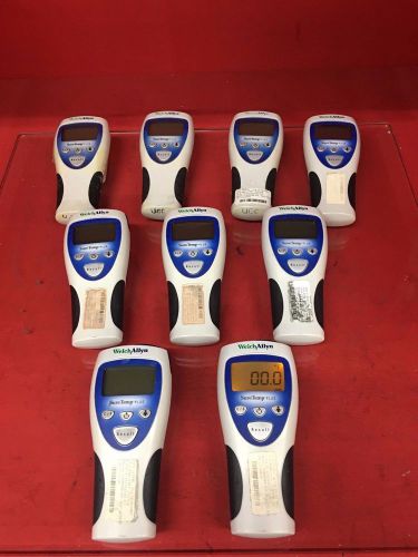 ** LOT OF 9 ** Welch Allyn - SureTemp Plus 692 - Thermometer - All Power On