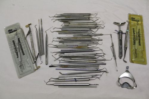 Assorted Dental Hand Instruments Picks &amp; Misc Lot of 50++