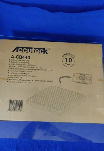 Accuteck 440lb Heavy Duty Digital Metal Industry Shipping Postal Scale #22