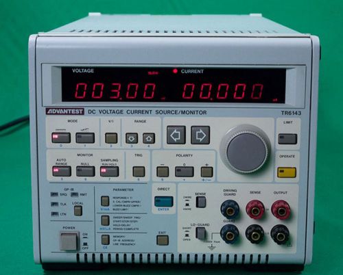 Advantest TR6143 DC Voltage Current Source/Monitor
